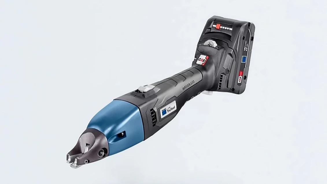 トルンプ　コードレススリットシャー　C200 Li　スパイラルダクト切断 1.6mm